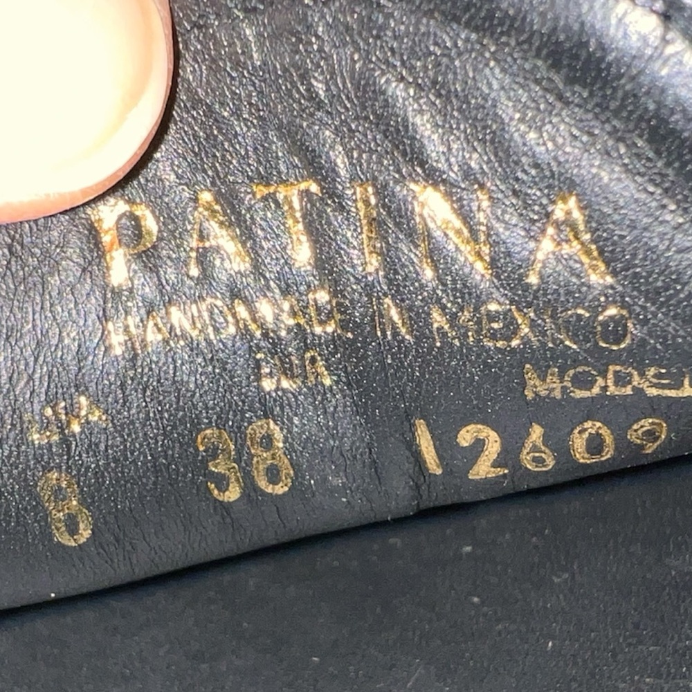 Patina Black Leather Penny Loafers - Women - Picture 4 of 6